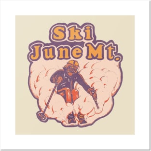 Ski June Mt / Sierra Nevada California Posters and Art